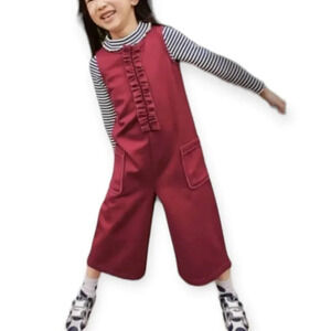 Mini Boden Bramble Ruffled Sleeveless Romper Jumpsuit Girls 3-4 Year (104 cm)